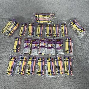 NIB Crayola Cello Crayon 2012 Red Blue Yellow Green 4 Per Pack (42) Packs 520085